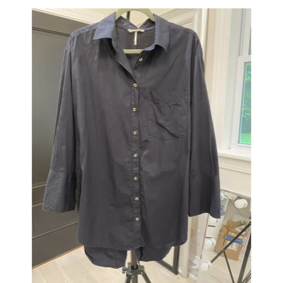 ✨HP!✨ NWOT Free People The Daily Shirt - Picture 5 of 6